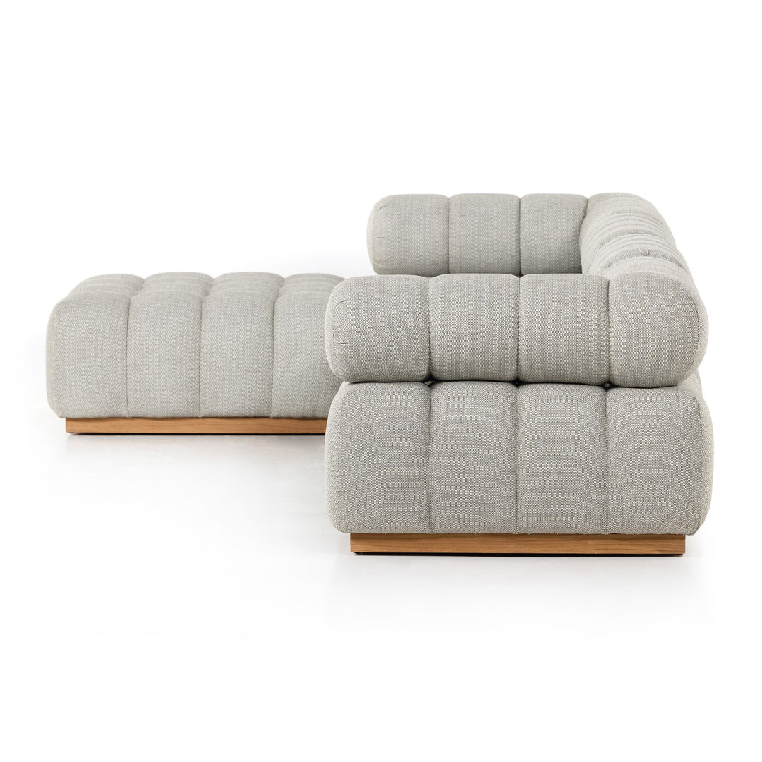 Four Hands - Roma Outdoor 4Pc Sectional w/ Ottoman - 230027-001 | American Home Furniture