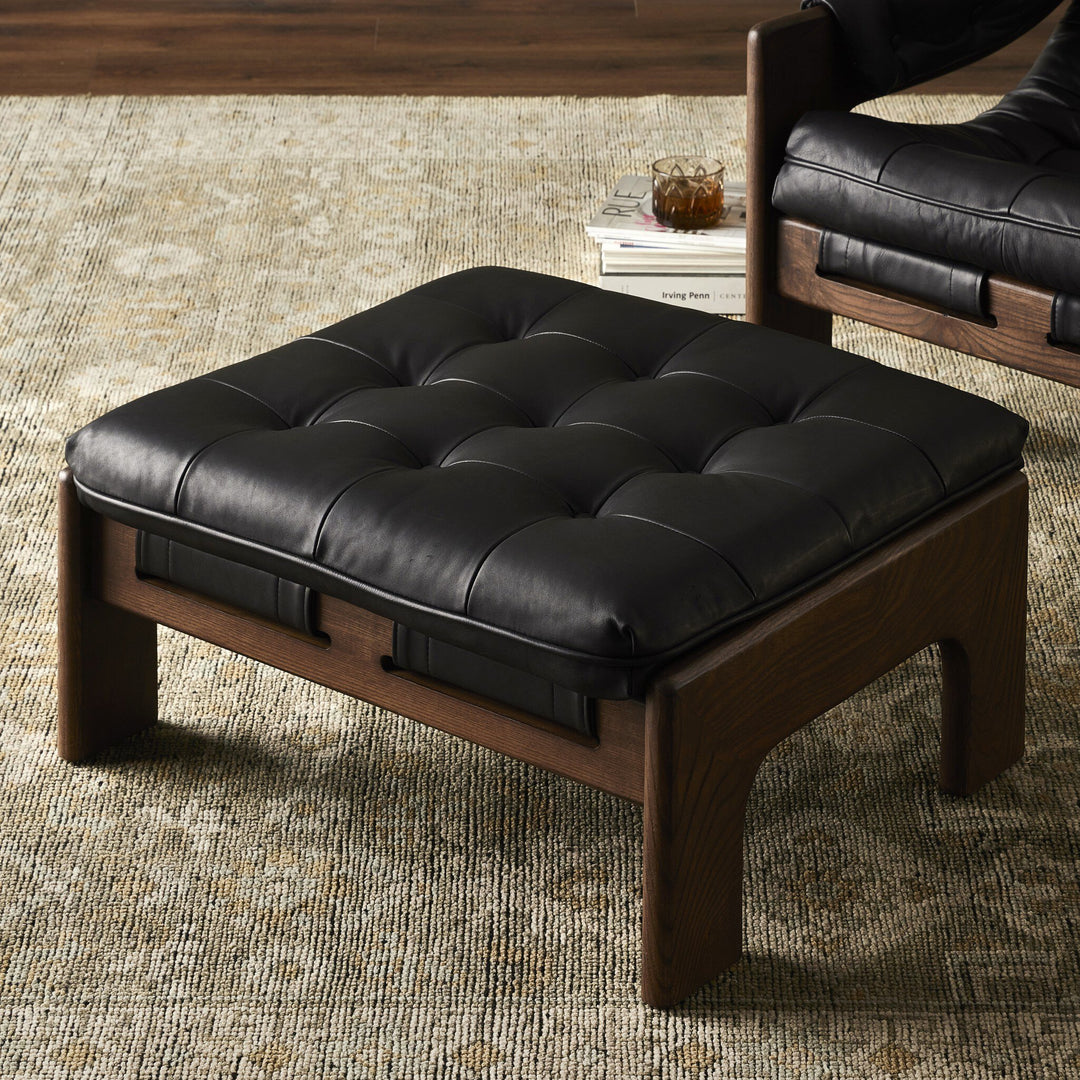 Four Hands - Halston Ottoman - 230136-001 | American Home Furniture