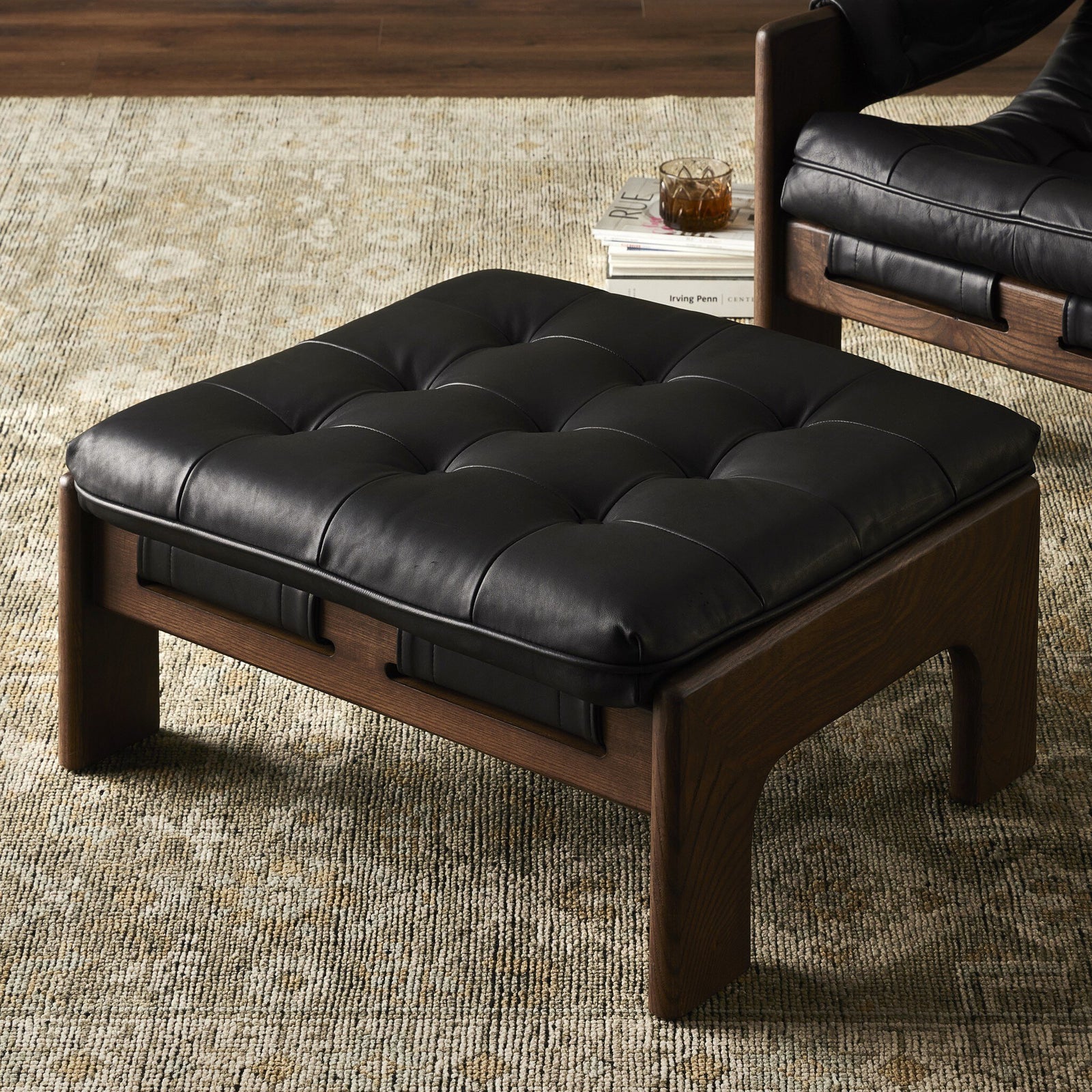 Four Hands - Halston Ottoman - 230136-001 | American Home Furniture