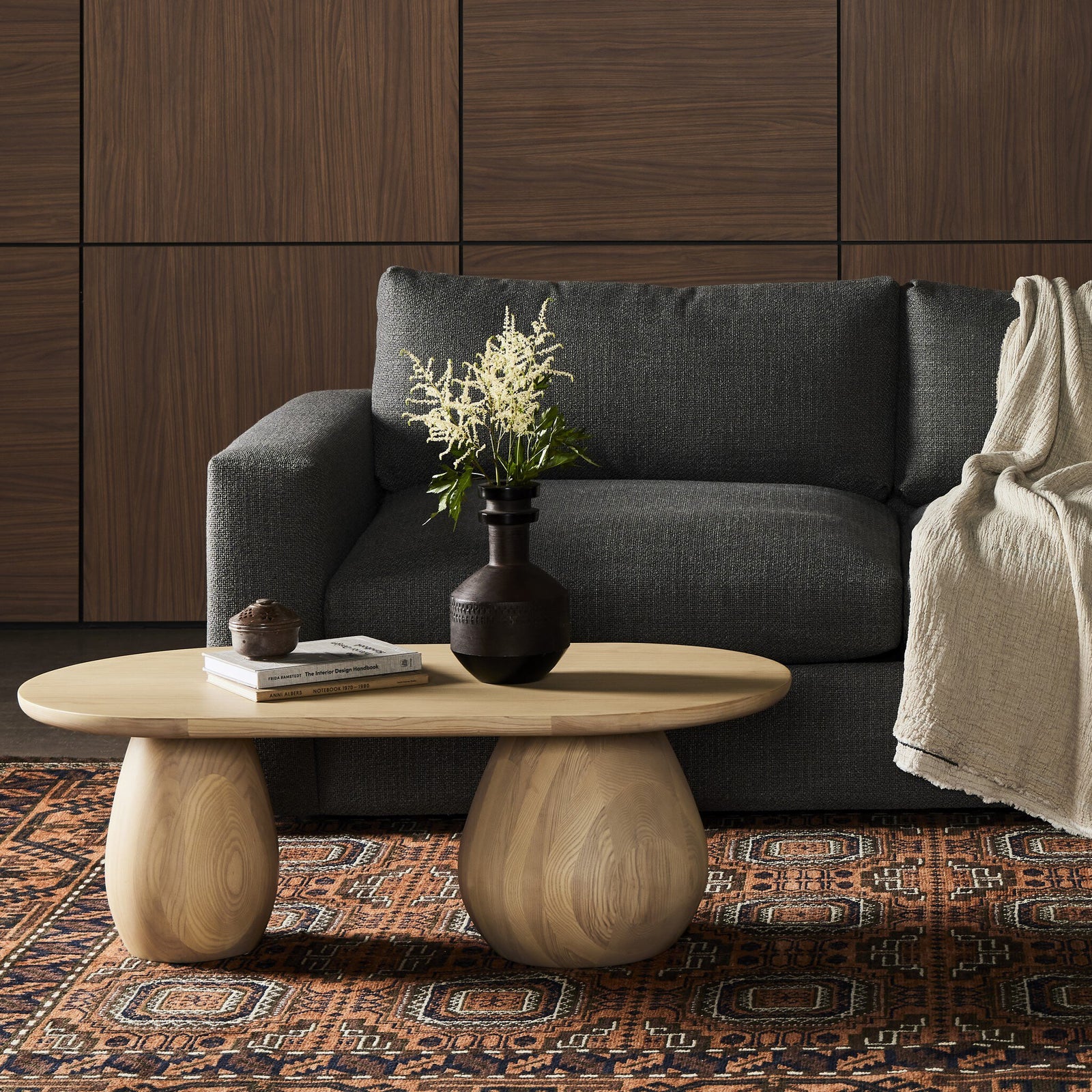 Four Hands - Merla Wood Coffee Table - 230275-001 | American Home Furniture