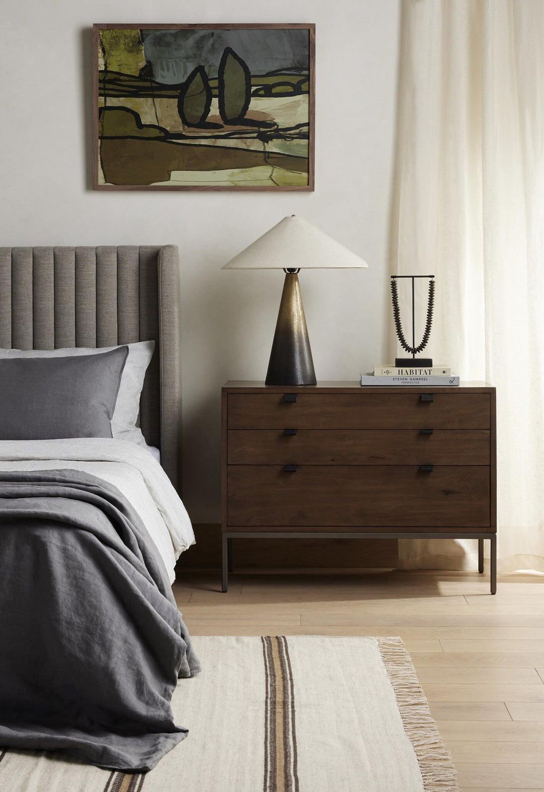 Four Hands - Trey Large Nightstand - 230316-001 | American Home Furniture