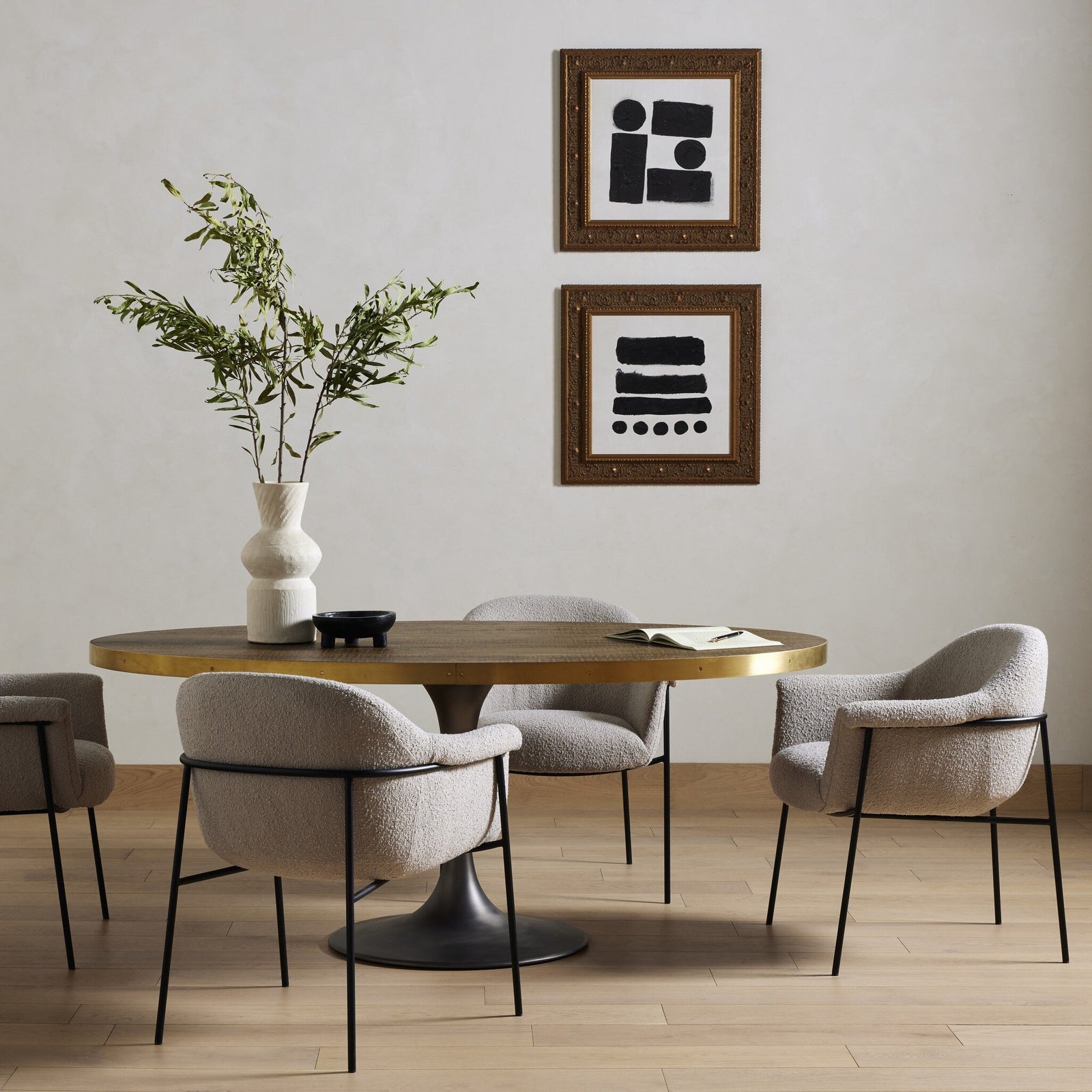 Four Hands - Evans Oval Dining Table - 230768-001 | American Home Furniture