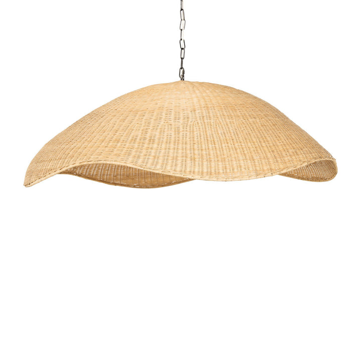 Four Hands - Overscale Woven Rattan Pendant - 230938-001 | American Home Furniture