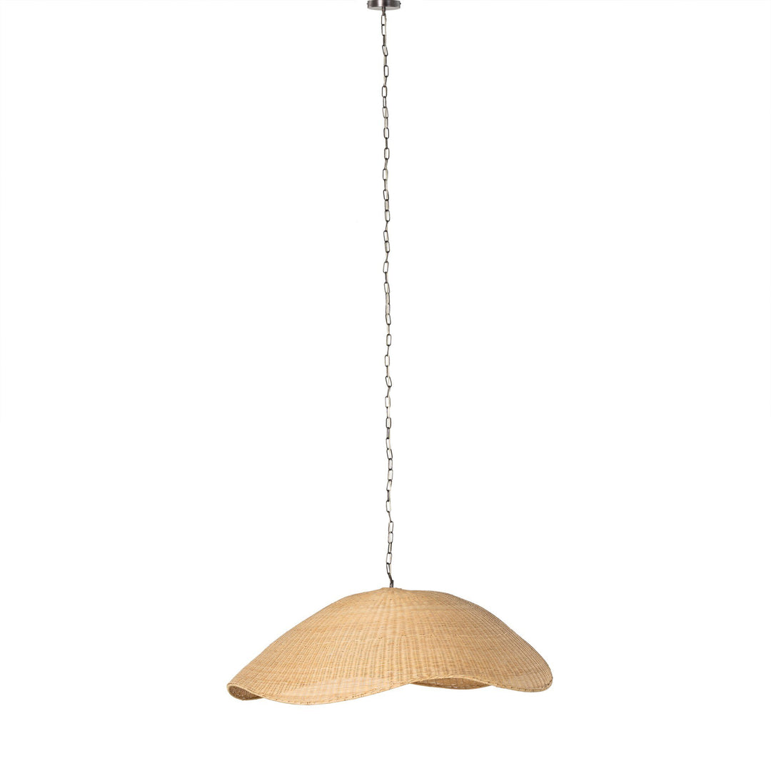 Four Hands - Overscale Woven Rattan Pendant - 230938-001 | American Home Furniture