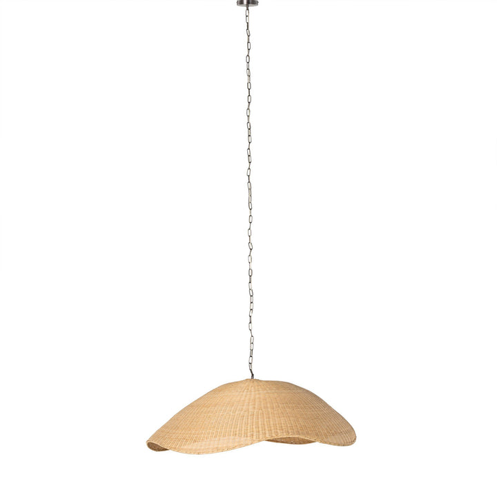 Four Hands - Overscale Woven Rattan Pendant - 230938-001 | American Home Furniture