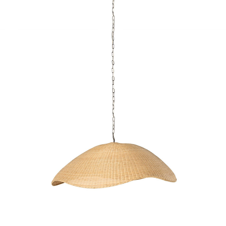 Four Hands - Overscale Woven Rattan Pendant - 230938-001 | American Home Furniture