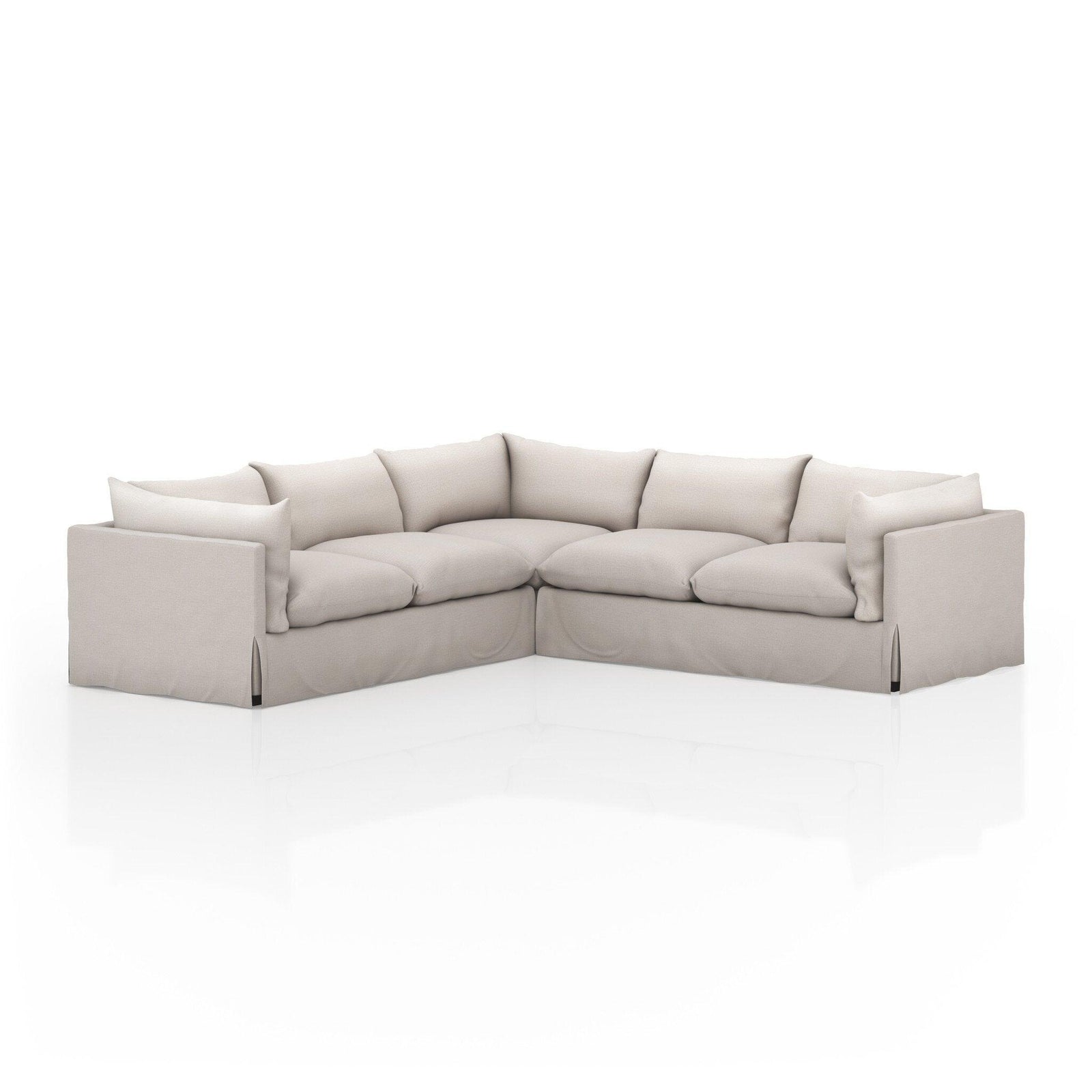 Four Hands - Habitat Slipcover 3-Piece Sectional - 231282-001 | American Home Furniture