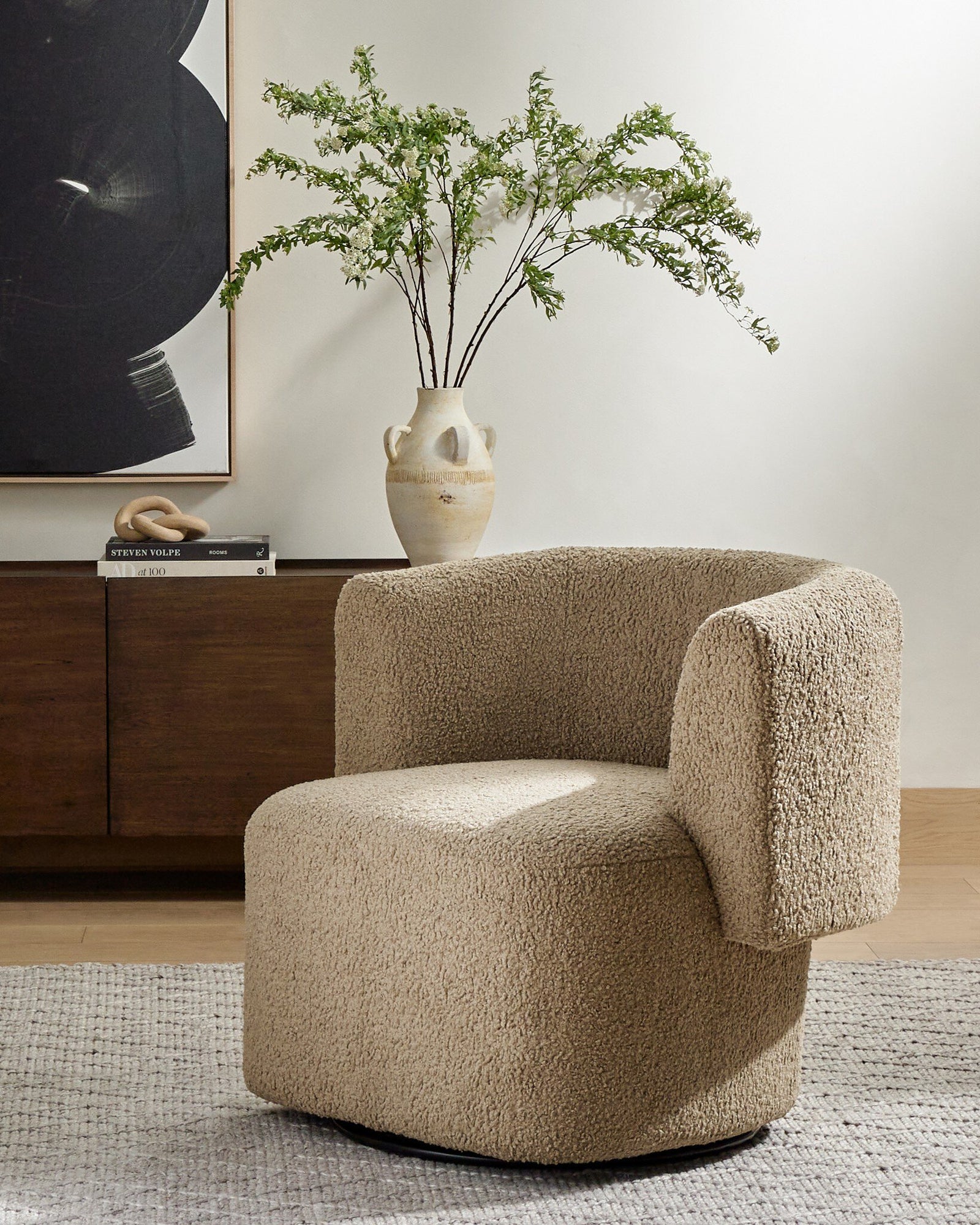 Four Hands - Tybalt Swivel Chair - 231367-001 | American Home Furniture