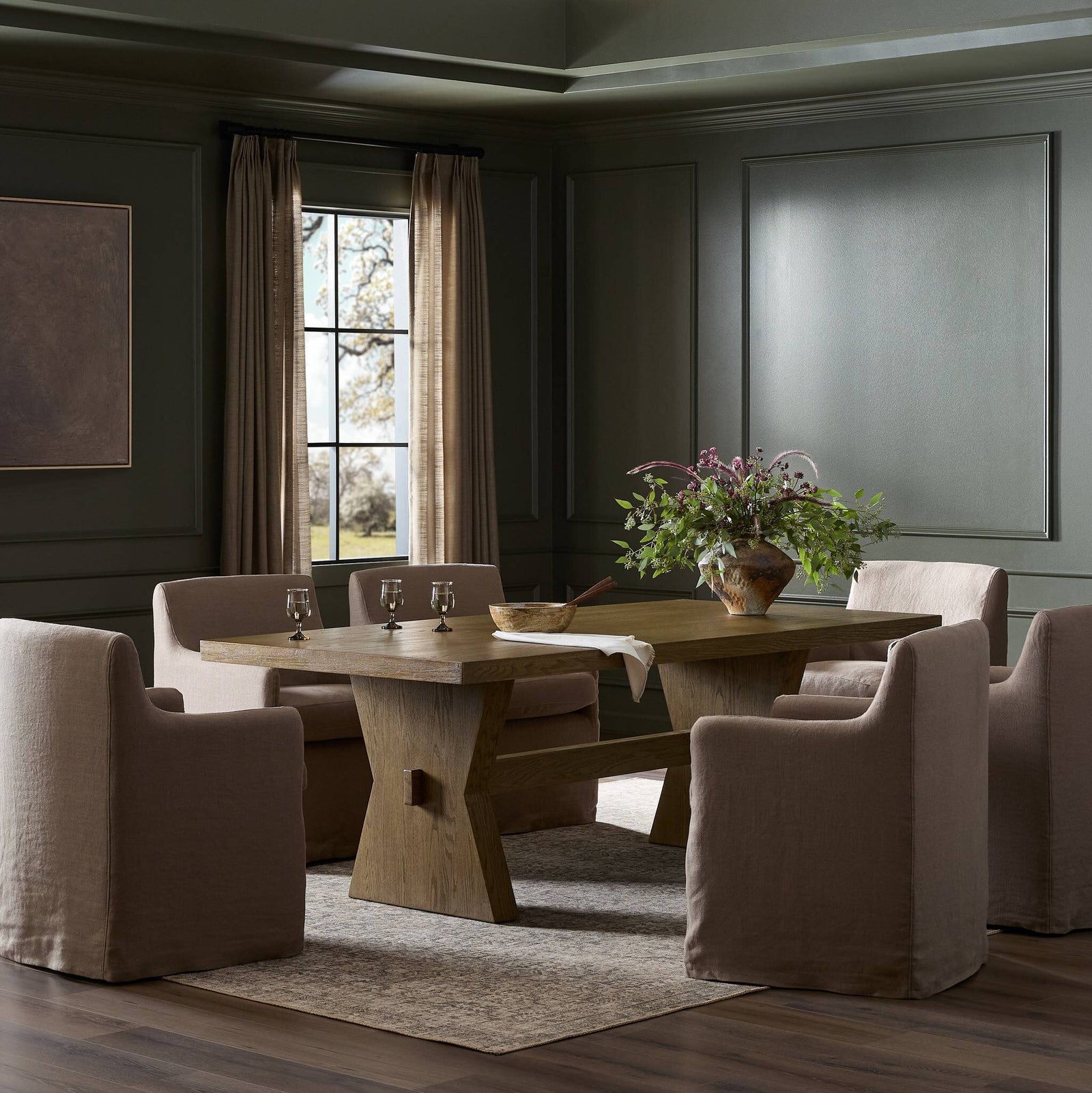Four Hands - Tia Dining Table 84" - 231796-002 | American Home Furniture