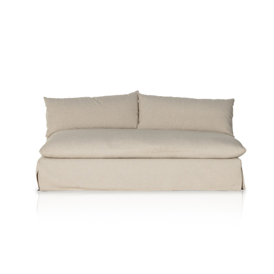 Four Hands - Grant Slipcover Armless Sofa - 231823-002 | American Home Furniture