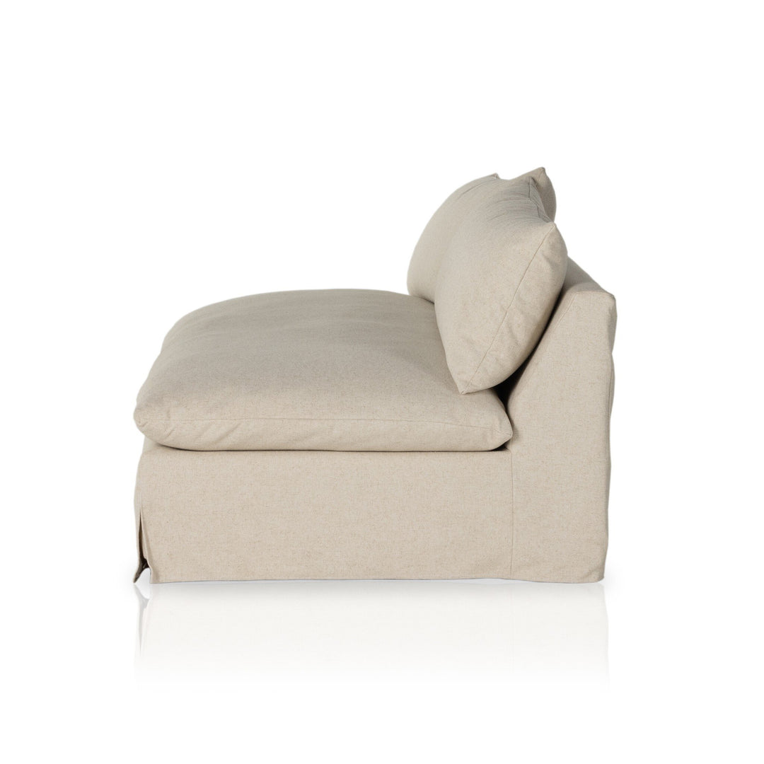 Four Hands - Grant Slipcover Armless Sofa - 231823-002 | American Home Furniture