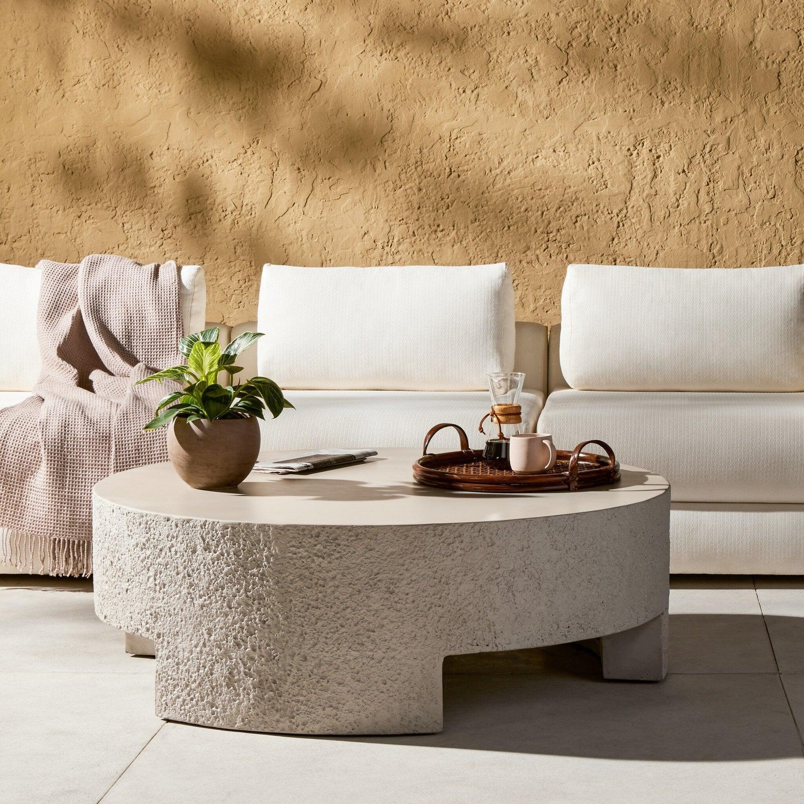 Four Hands - Kember Outdoor Coffee Table - 231853-001 | American Home Furniture