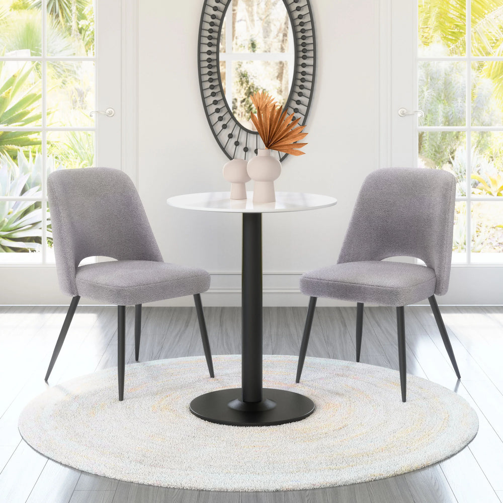 Teddy Dining Chair (Set of 2) Gray - AmericanHomeFurniture
