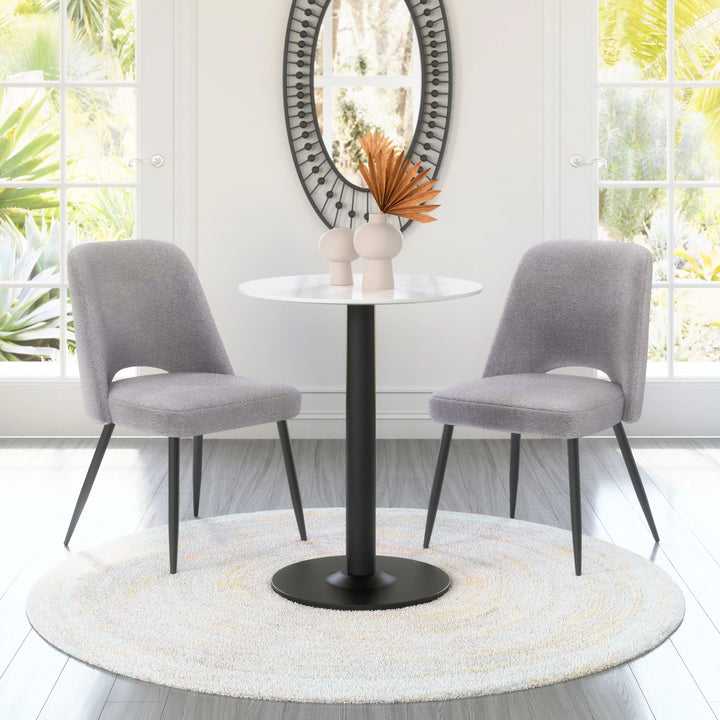 Teddy Dining Chair (Set of 2) Gray - AmericanHomeFurniture