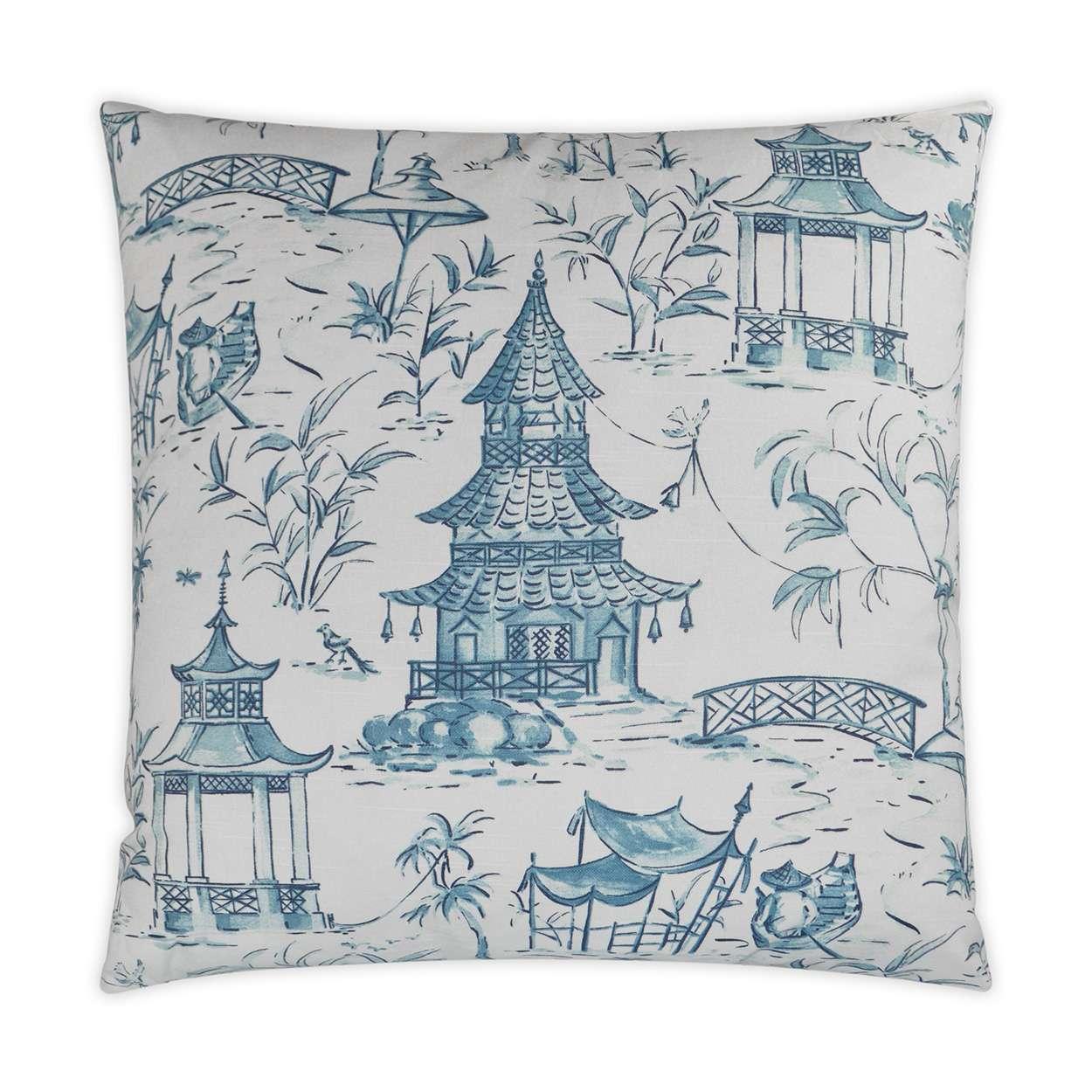 D.V. KAP Home - Pagodas Pillow - 2323-2424 | American Home Furniture