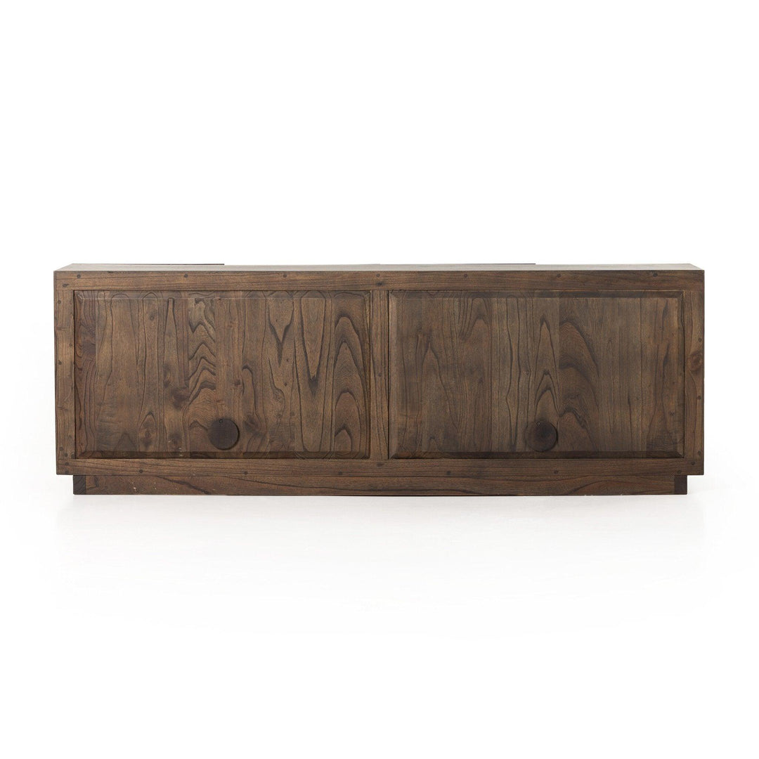 Tussac Media Console - AmericanHomeFurniture