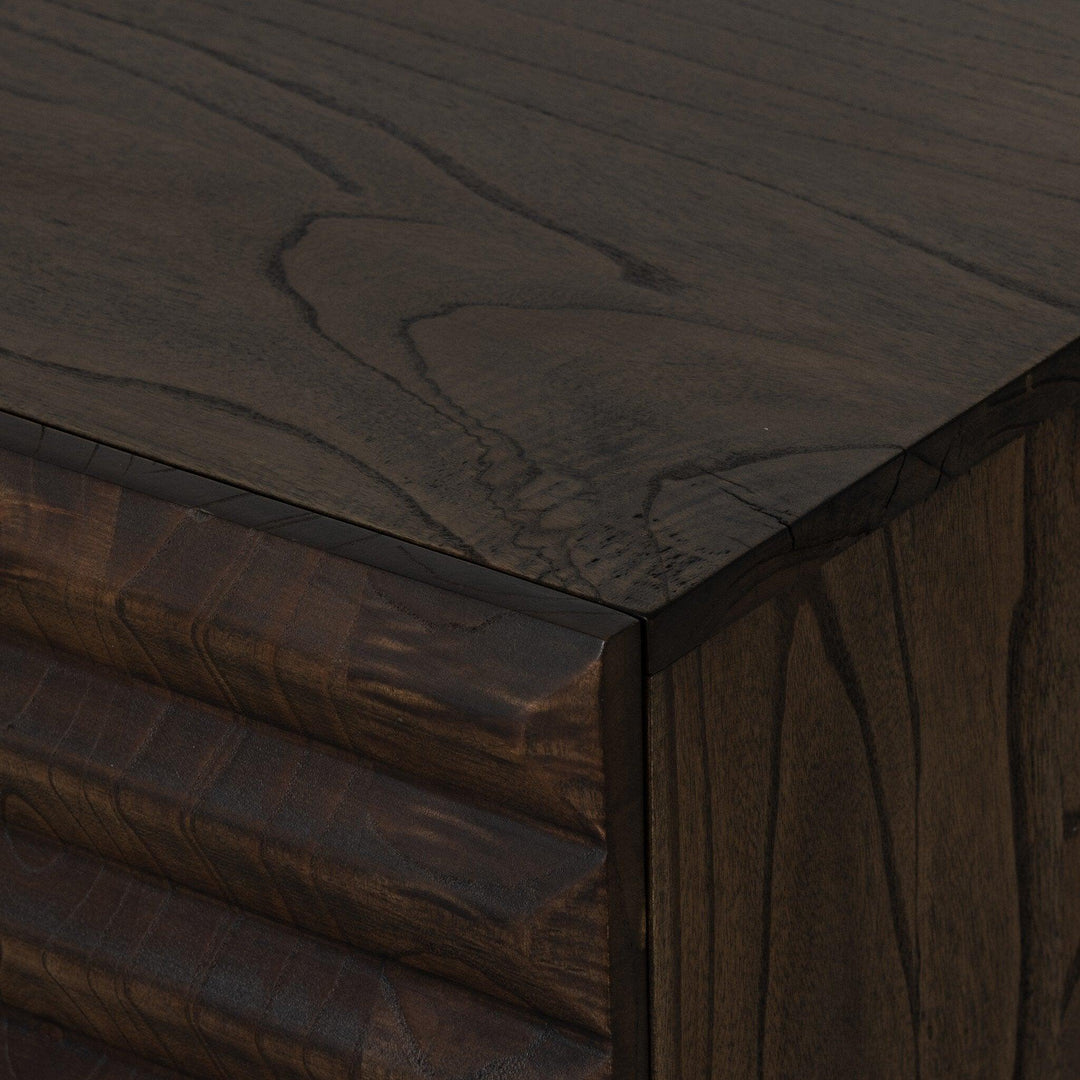 Tussac Media Console - AmericanHomeFurniture