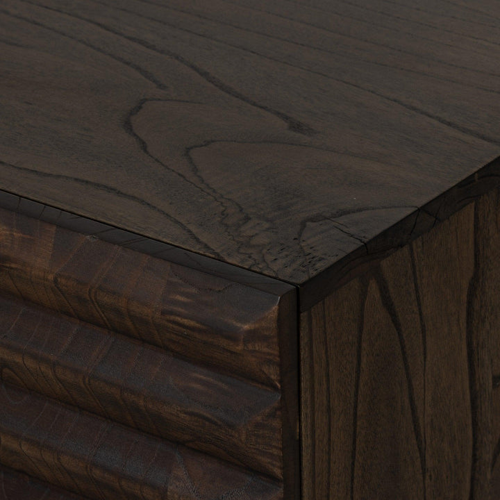 Tussac Media Console - AmericanHomeFurniture