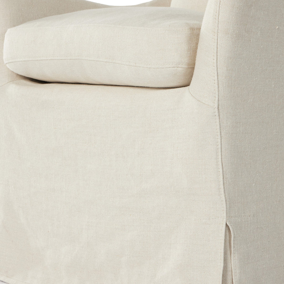 Four Hands - Monette Slipcover Dining Chair - 232435-007 | American Home Furniture
