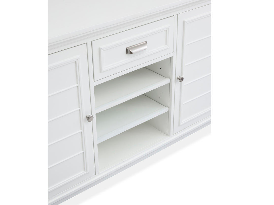 Charleston White Dove White Server - D5611-15WH