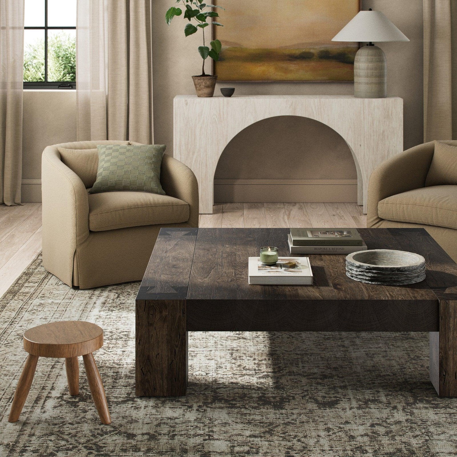 Four Hands Abaso Coffee Table COFFEE TABLES