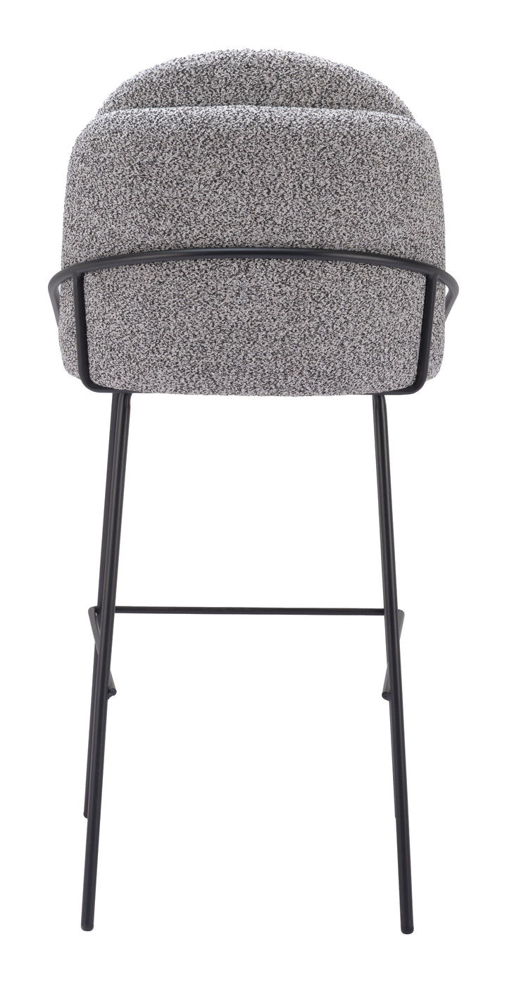 Jambi Barstool (Set of 2) Black & White - 109968