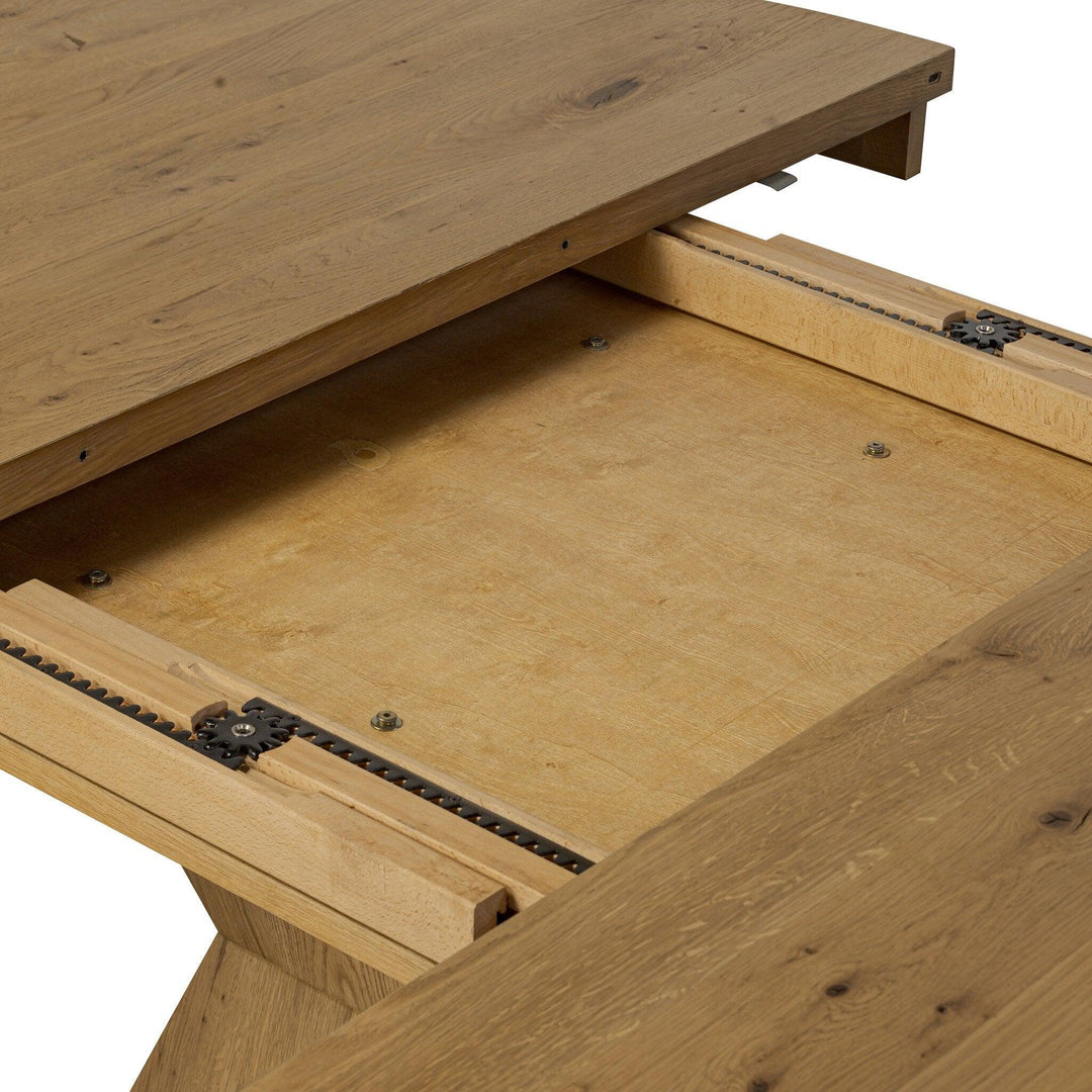 Leif Round Extension Dining Table 60" - AmericanHomeFurniture