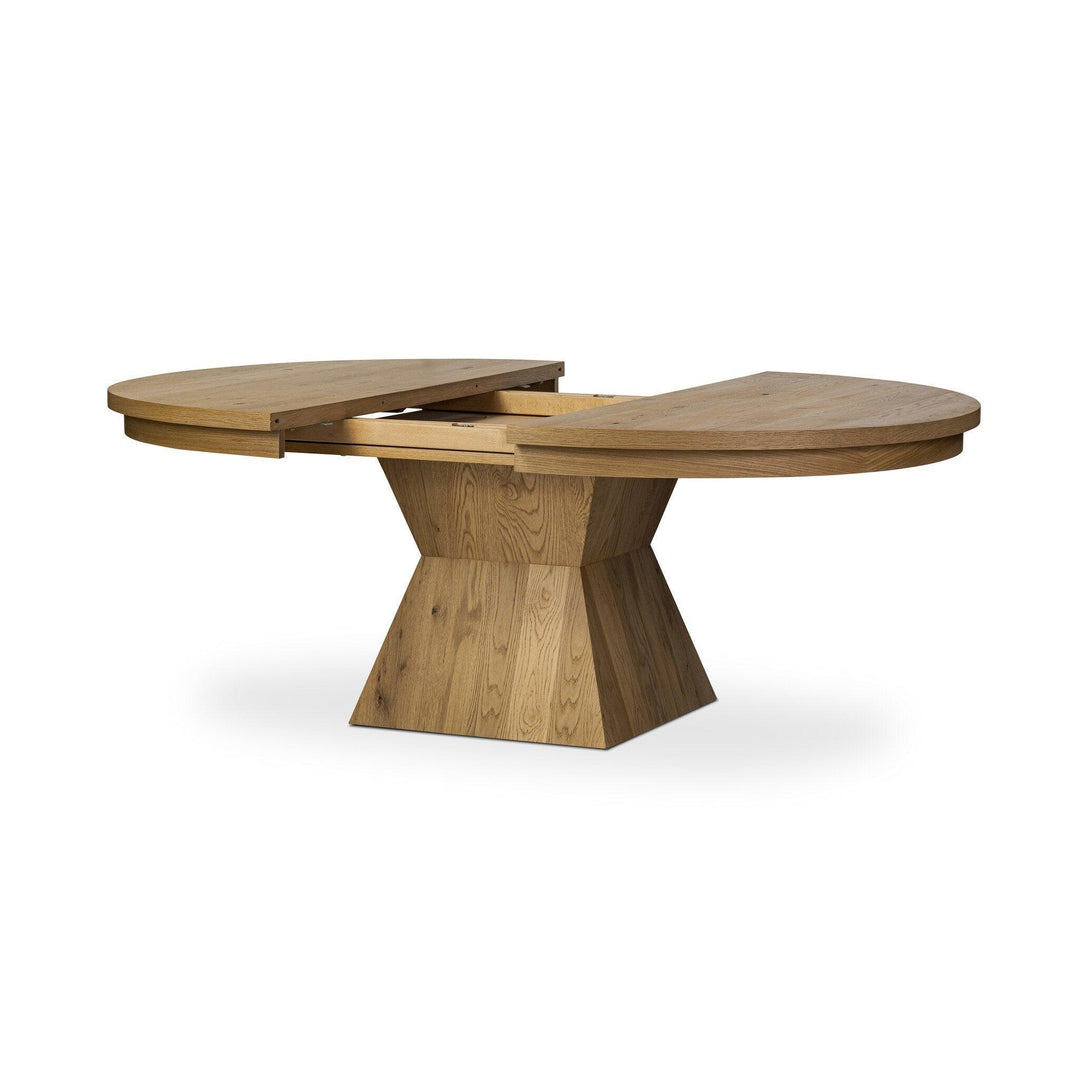 Leif Round Extension Dining Table 60" - AmericanHomeFurniture