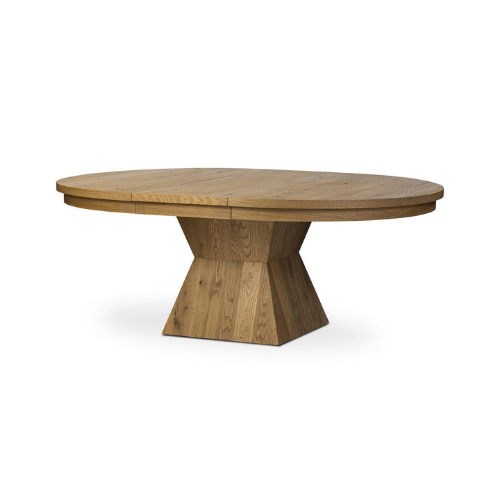 Leif Round Extension Dining Table 60" - AmericanHomeFurniture