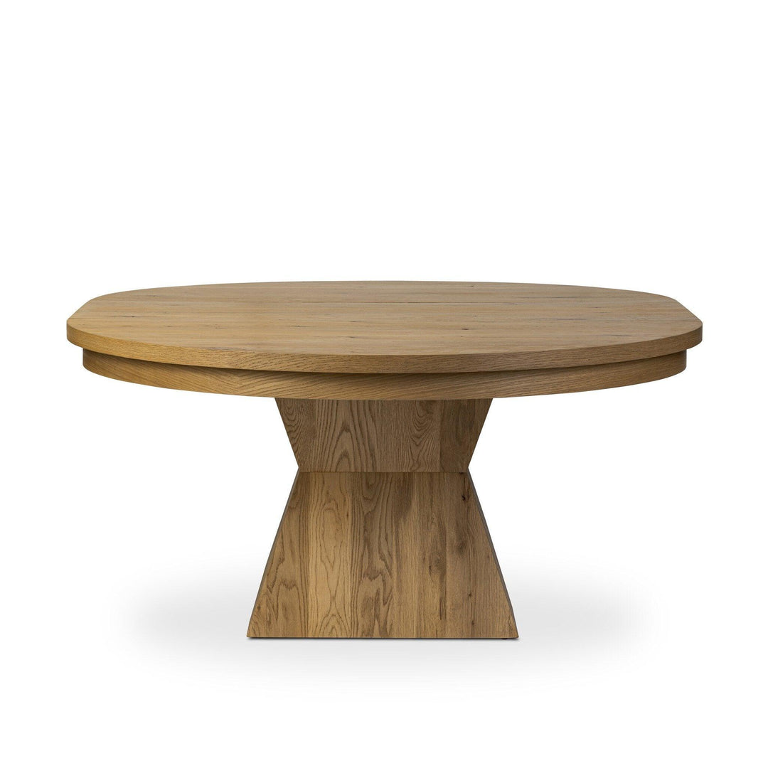 Leif Round Extension Dining Table 60" - AmericanHomeFurniture