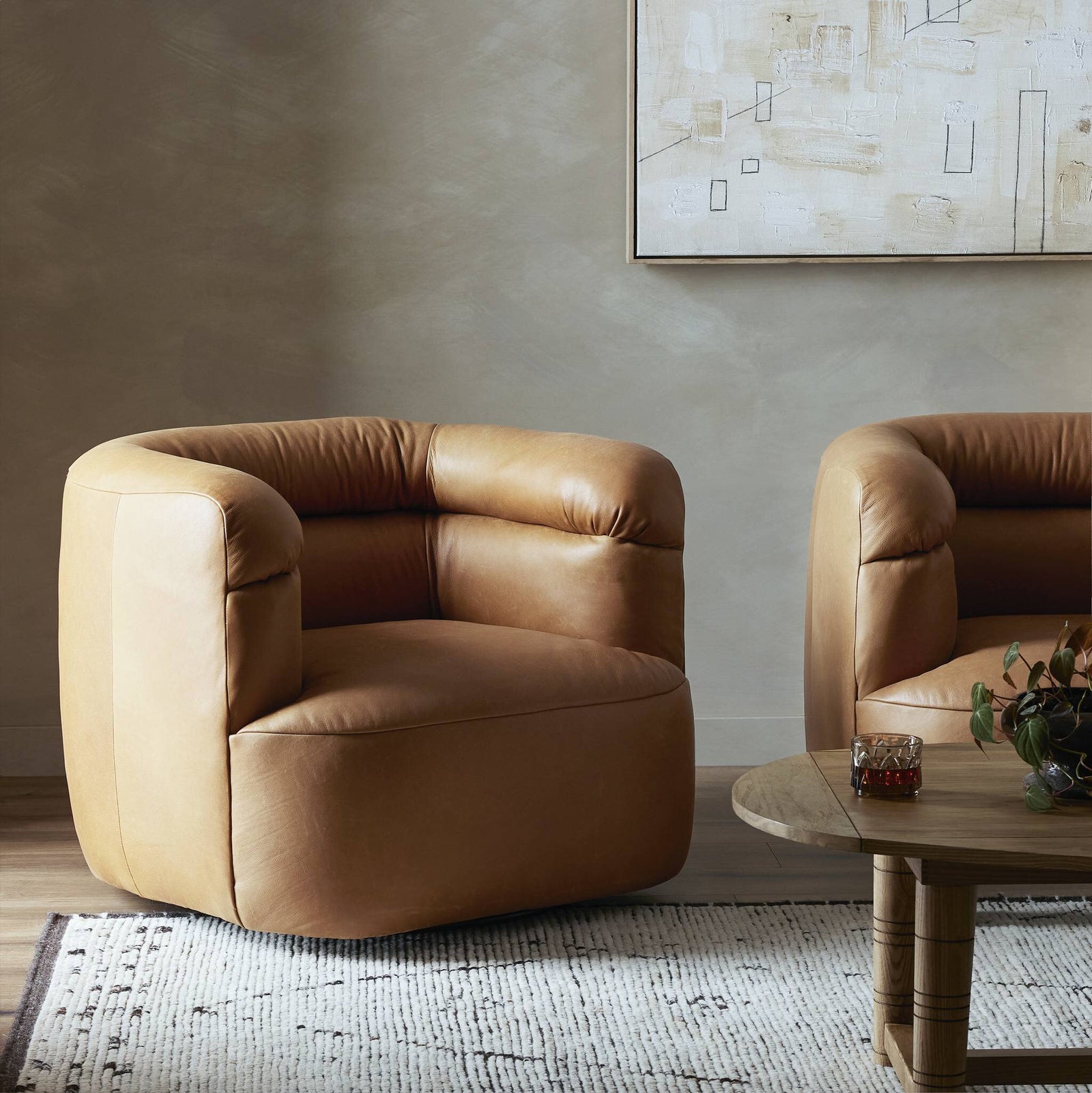 Four Hands - Gerrie Swivel Chair - 233227-001 | American Home Furniture
