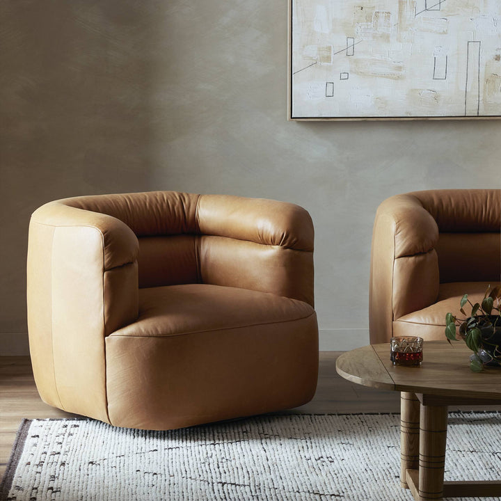 Four Hands - Gerrie Swivel Chair - 233227-001 | American Home Furniture