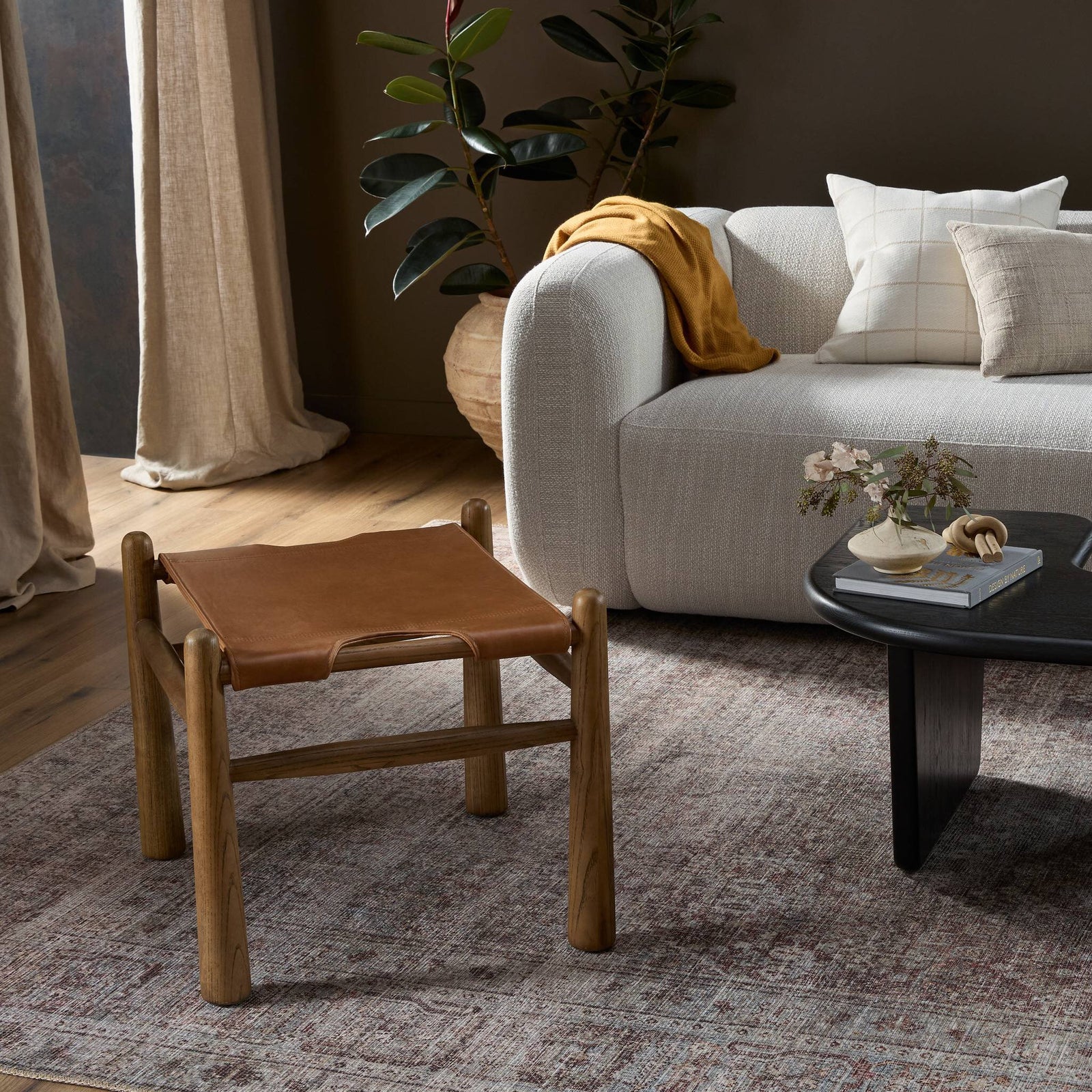 Four Hands - Nino Accent Stool - 233257-002 | American Home Furniture