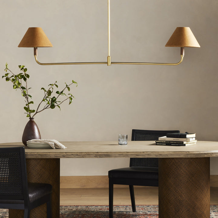 Four Hands - Cullen Linear Double Pendant - 233467-001 | American Home Furniture