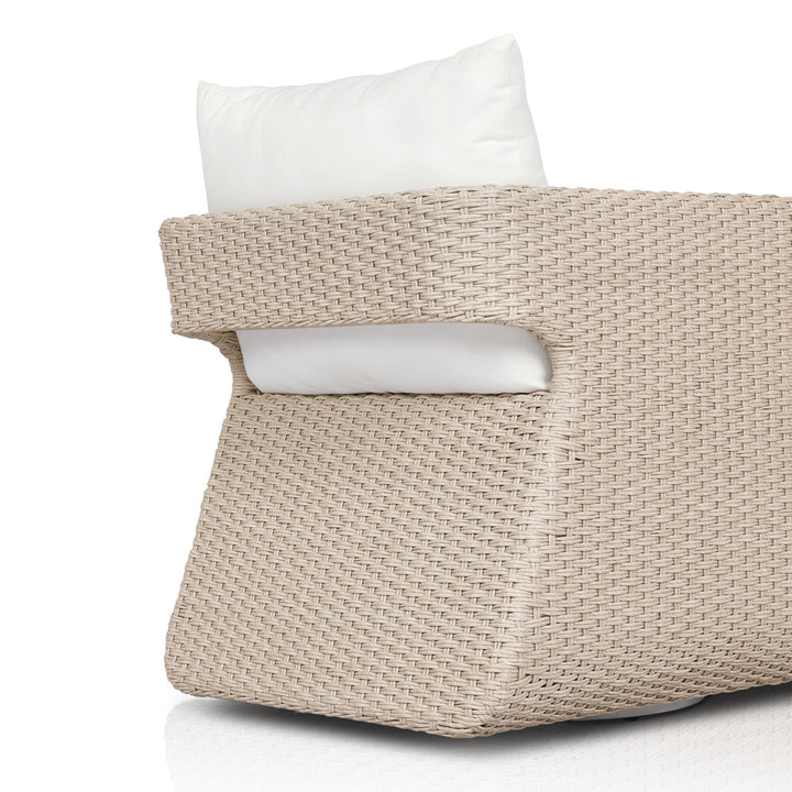 Four Hands - Geneva Outdoor Swivel Chair - 233645-009 | American Home Furniture