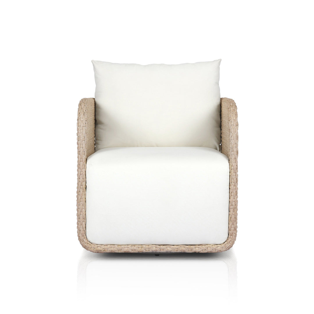 Four Hands - Geneva Outdoor Swivel Chair - 233645-009 | American Home Furniture