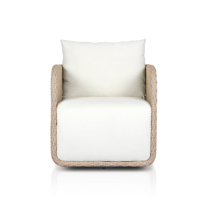 Four Hands - Geneva Outdoor Swivel Chair - 233645-009 | American Home Furniture