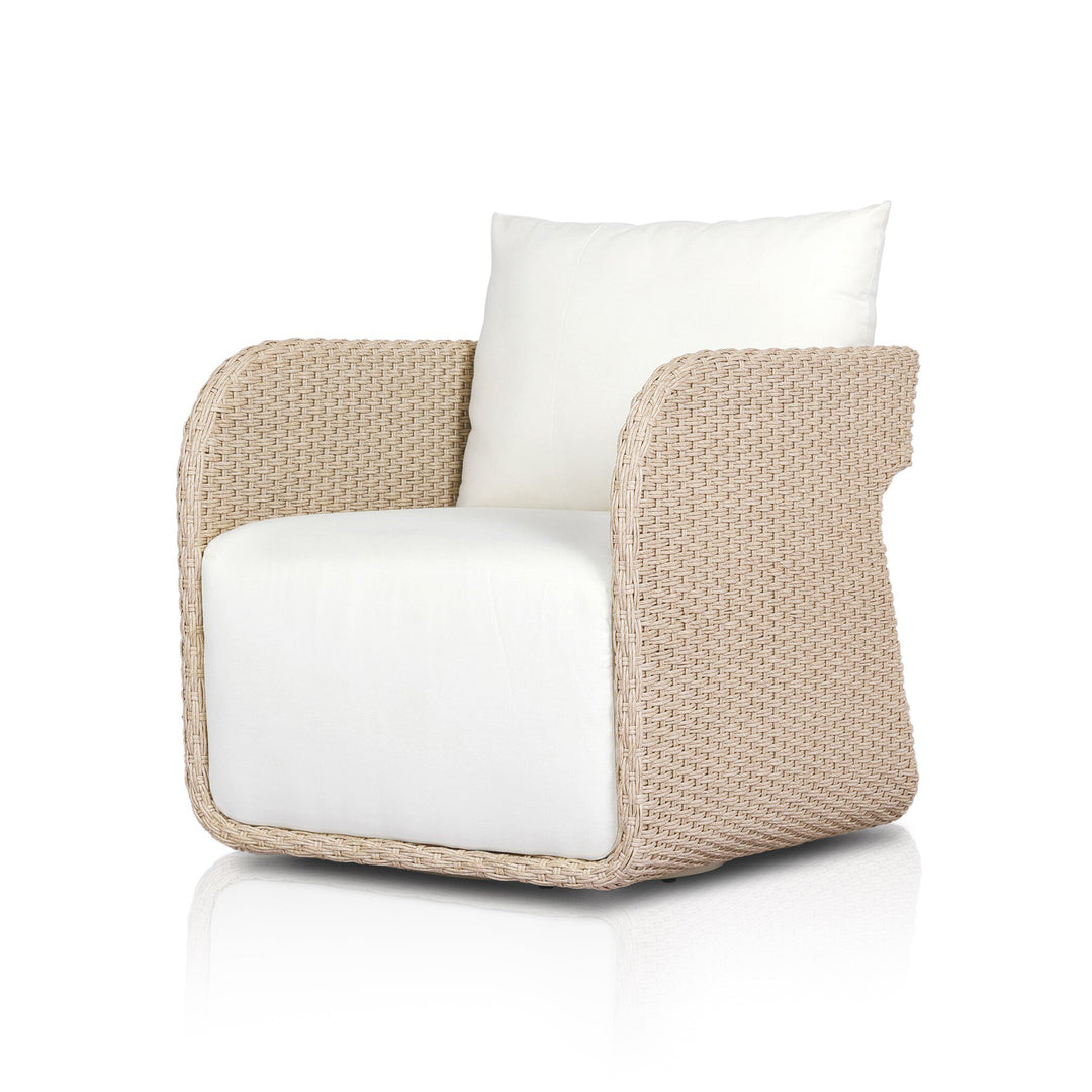 Four Hands - Geneva Outdoor Swivel Chair - 233645-009 | American Home Furniture