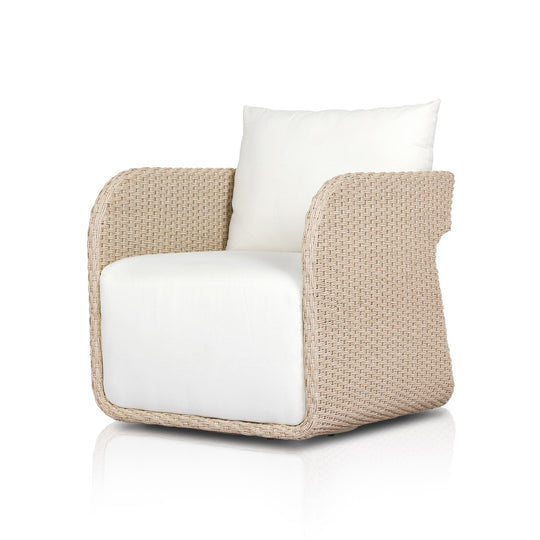 Four Hands - Geneva Outdoor Swivel Chair - 233645-009 | American Home Furniture