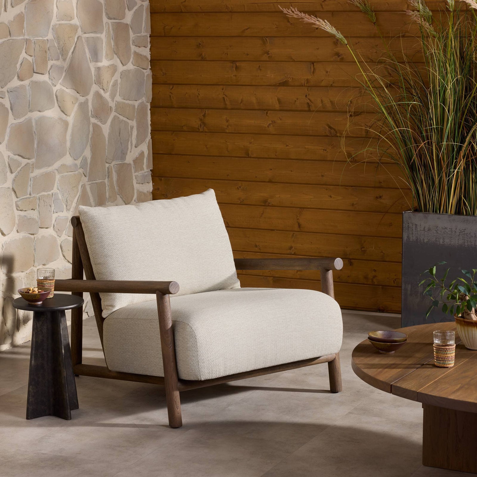 Four Hands - Cardiff Outdoor Chair - 233646-017 | American Home Furniture