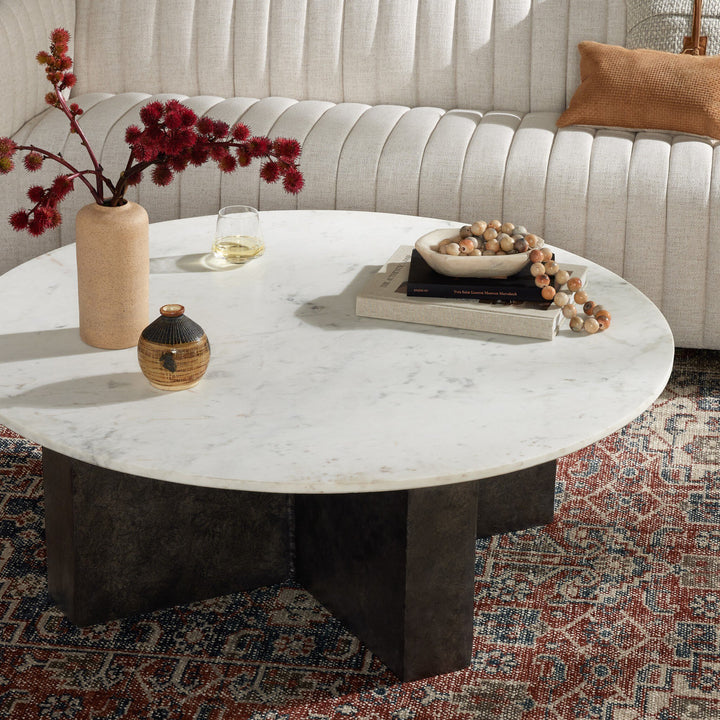 Four Hands - Terrell Round Coffee Table - 234008-001 | American Home Furniture