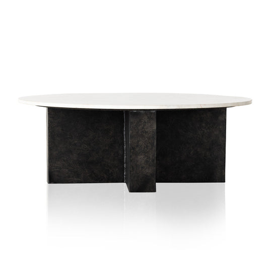 Four Hands - Terrell Round Coffee Table - 234008-001 | American Home Furniture