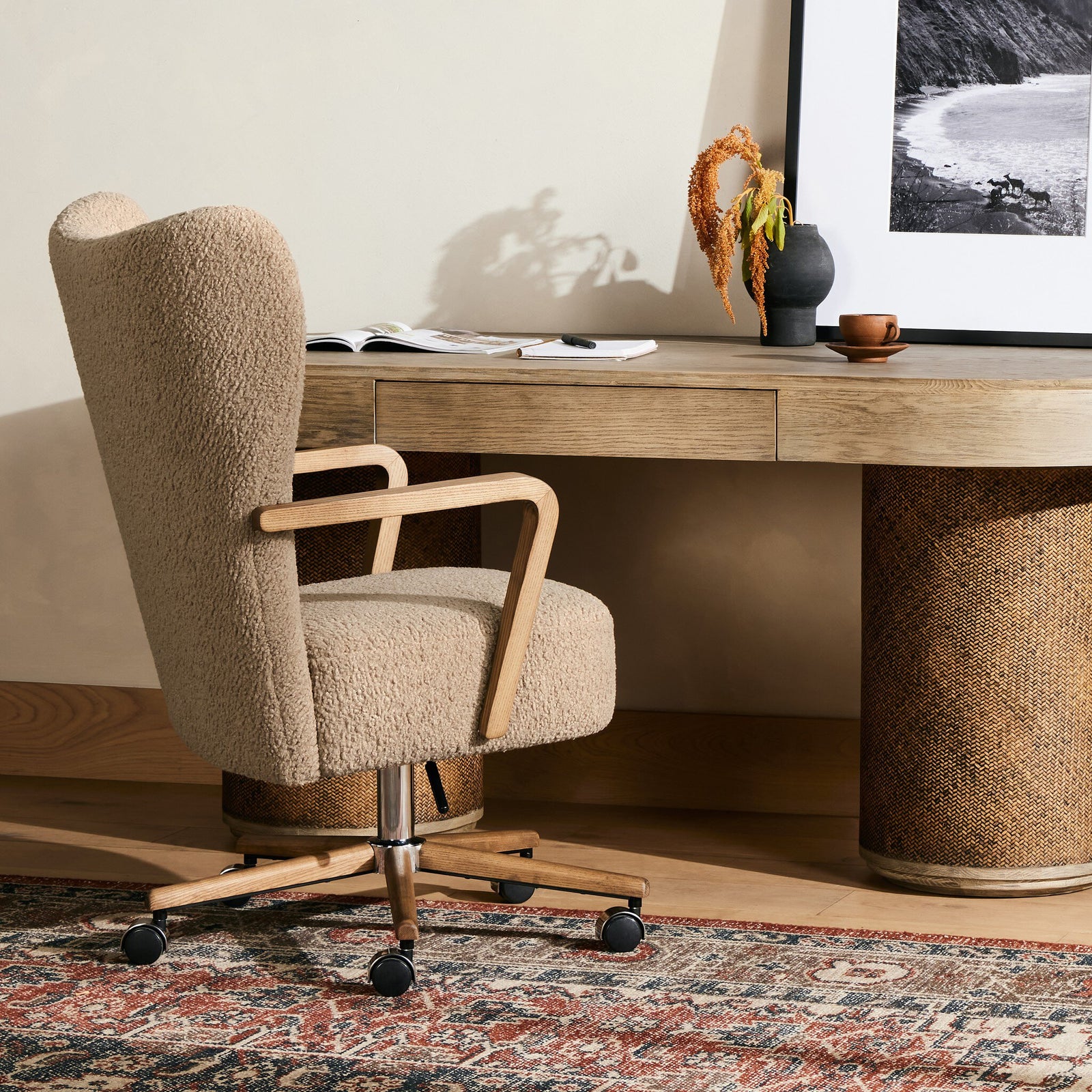 Four Hands - Melrose Desk Chair - 234109-001 | American Home Furniture