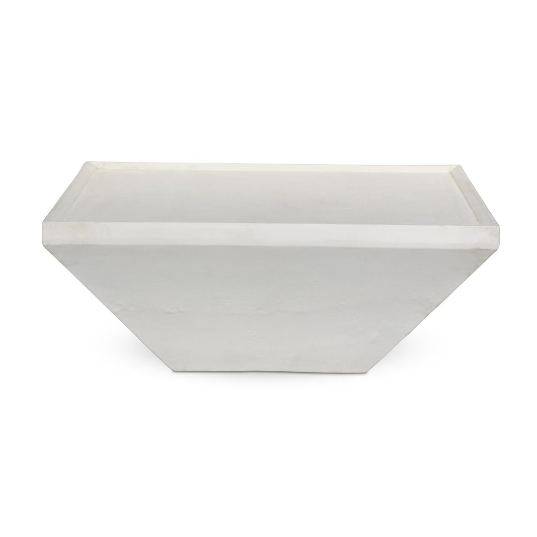 Matte White Cast Aluminum