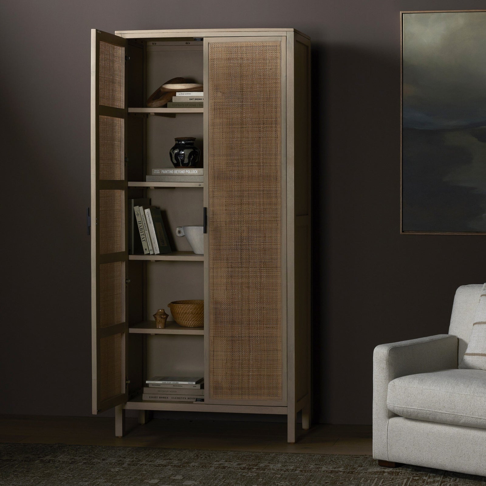 Four Hands - Caprice Tall Cabinet - 234772-001 | American Home Furniture