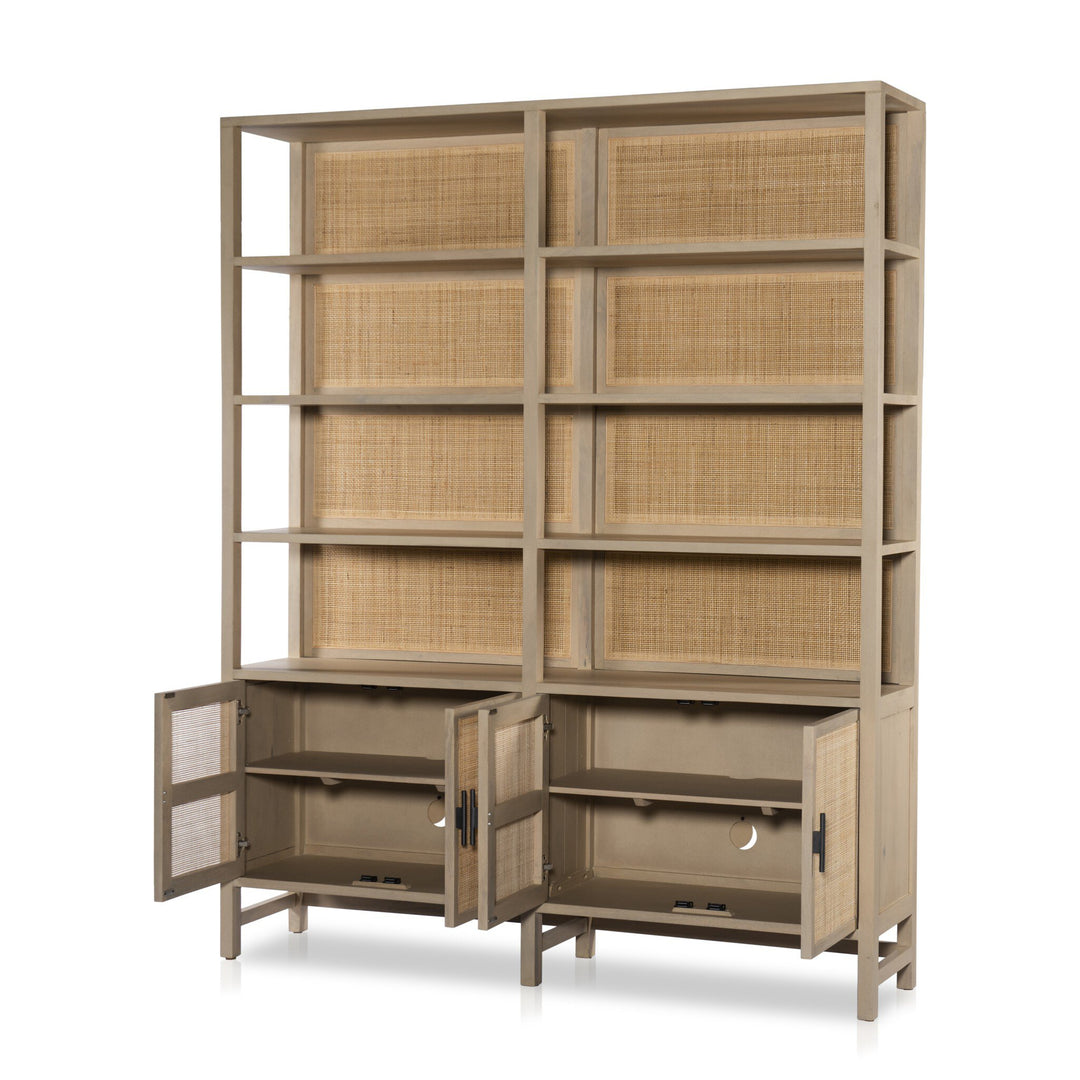 Four Hands - Caprice Wide Bookshelf - 234775-002 | American Home Furniture