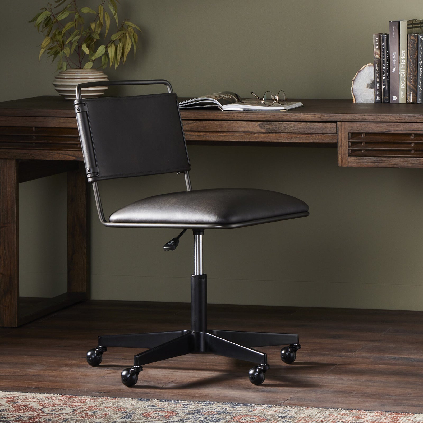 Four Hands - Wharton Desk Chair - 234860-004 | American Home Furniture
