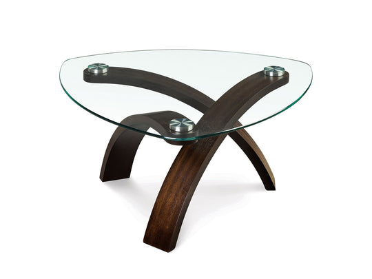 Allure Hazelnut Pie Shaped Cocktail Table - T1396-65