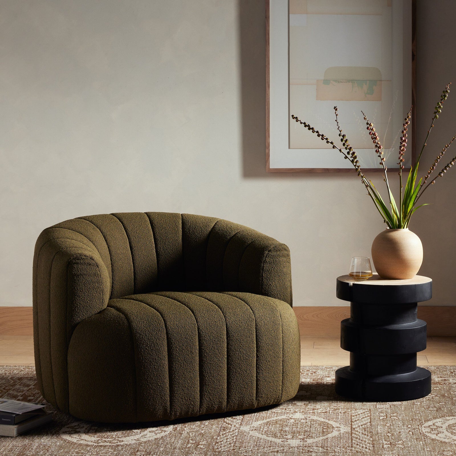 Four Hands - Elliana Swivel Chair - 235243-007 | American Home Furniture