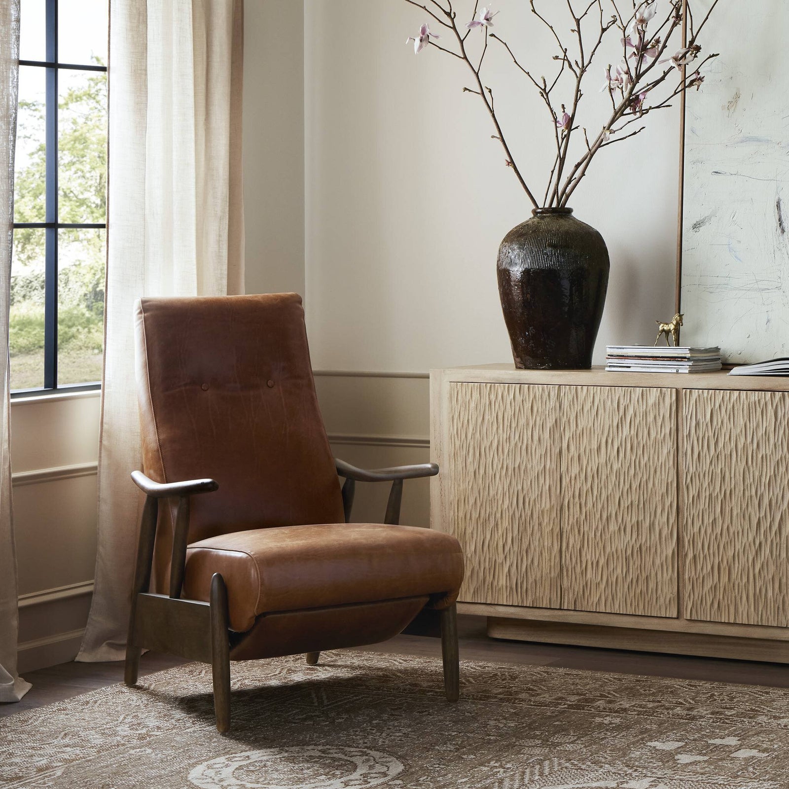 Four Hands - Jarvis Recliner - 235331-006 | American Home Furniture